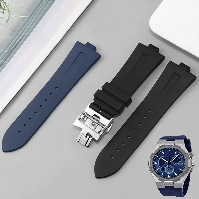 Luxury Watch Constantine - Rubber Watchband For Vacheron Constantin Overseas