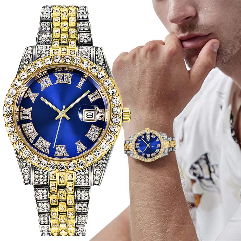 Luxury Watch Iceberg - Luxury Hip Hop Stainless Steel Gold