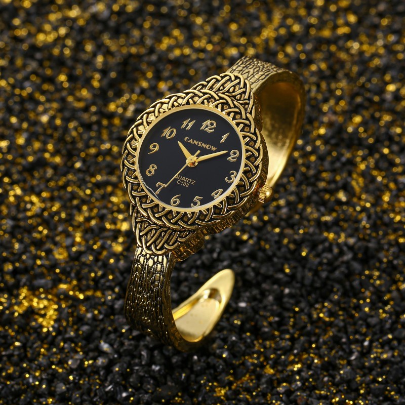 Luxury Watch Green - CANSNOW Brand Luxury Fashion Golden Women's