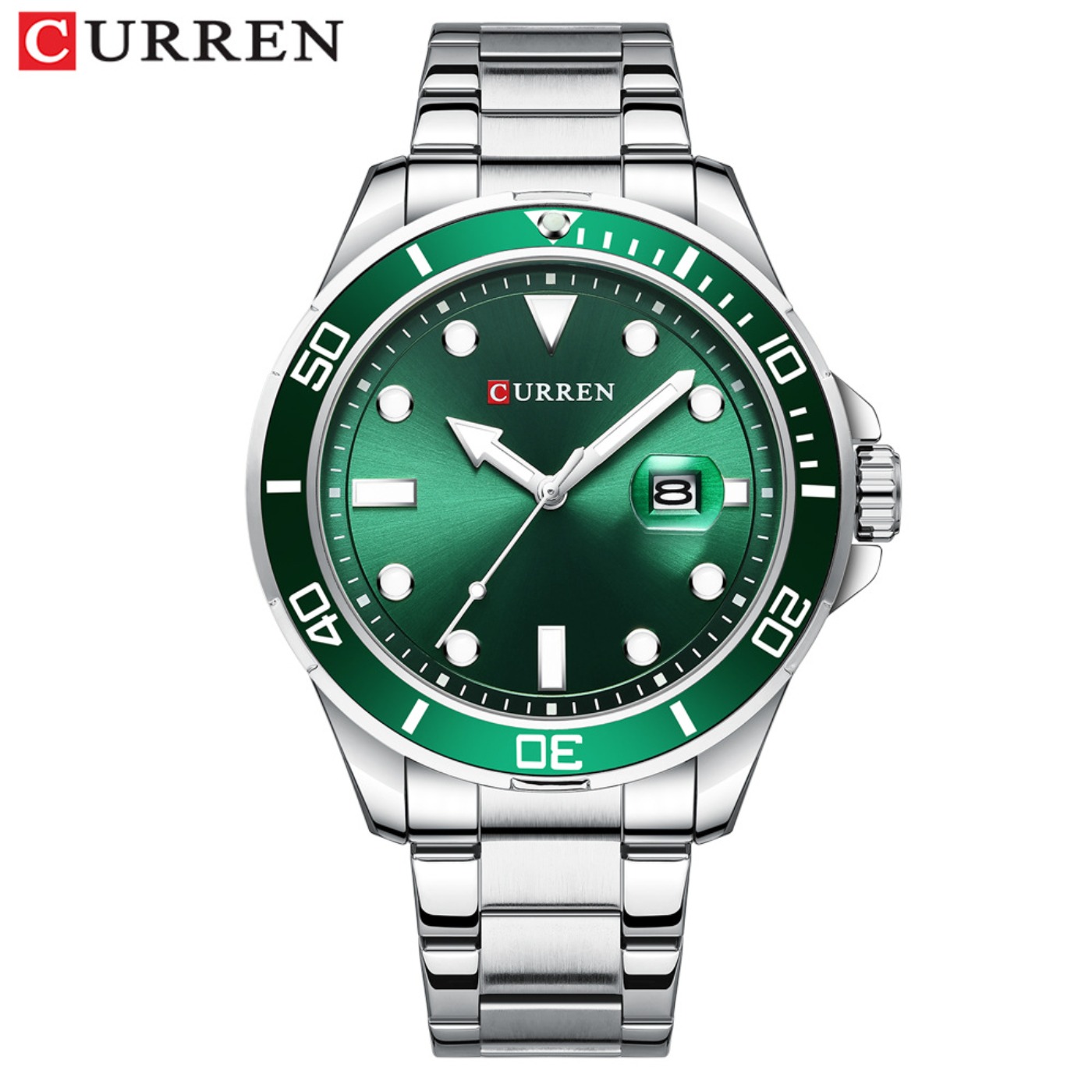 CURREN New Green Water Ghost S - Luxury Watch Green 评论和价格