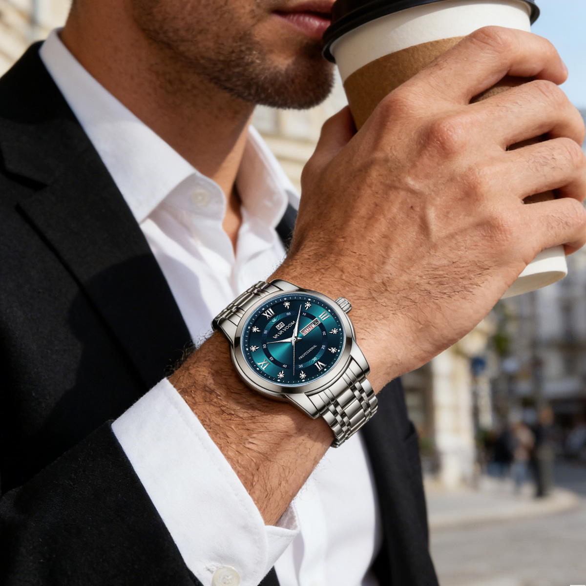 Luxury Rhinestone Gold Ring St - Luxury Watch With Green Dial 评论和价格