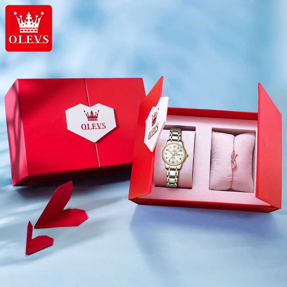 OLEVS 2891 Luxury Brand Fashio - Luxury Watch Green 评论和价格