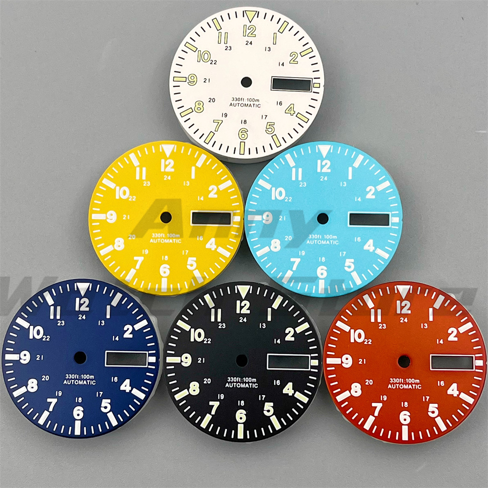 29mm Watch Dial Dual Date Cale - Luxury Watch With Green Dial 评论和价格
