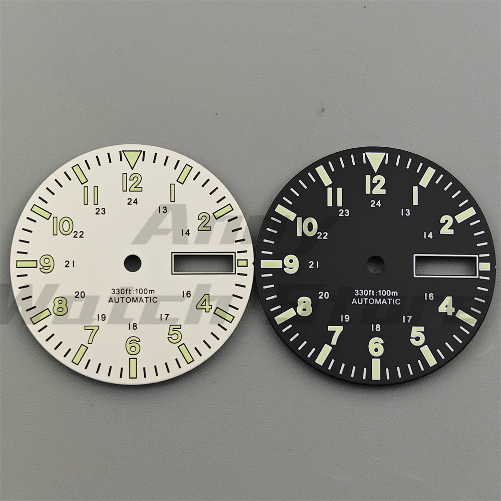 29mm Watch Dial Dual Date Cale - Luxury Watch With Green Dial 评论和价格