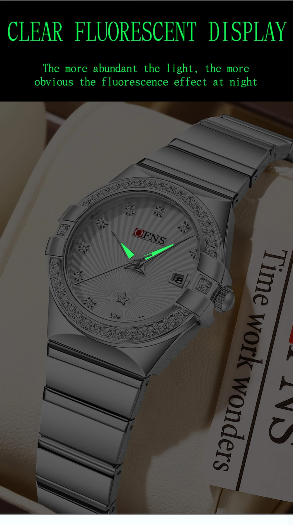 OFNS New 1569 Luxury Women's Q - Luxury Watch Shop 评论和价格