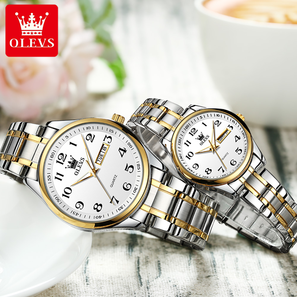 OLEVS New Fashion Couple Watch - Luxury Watch Market 评论和价格
