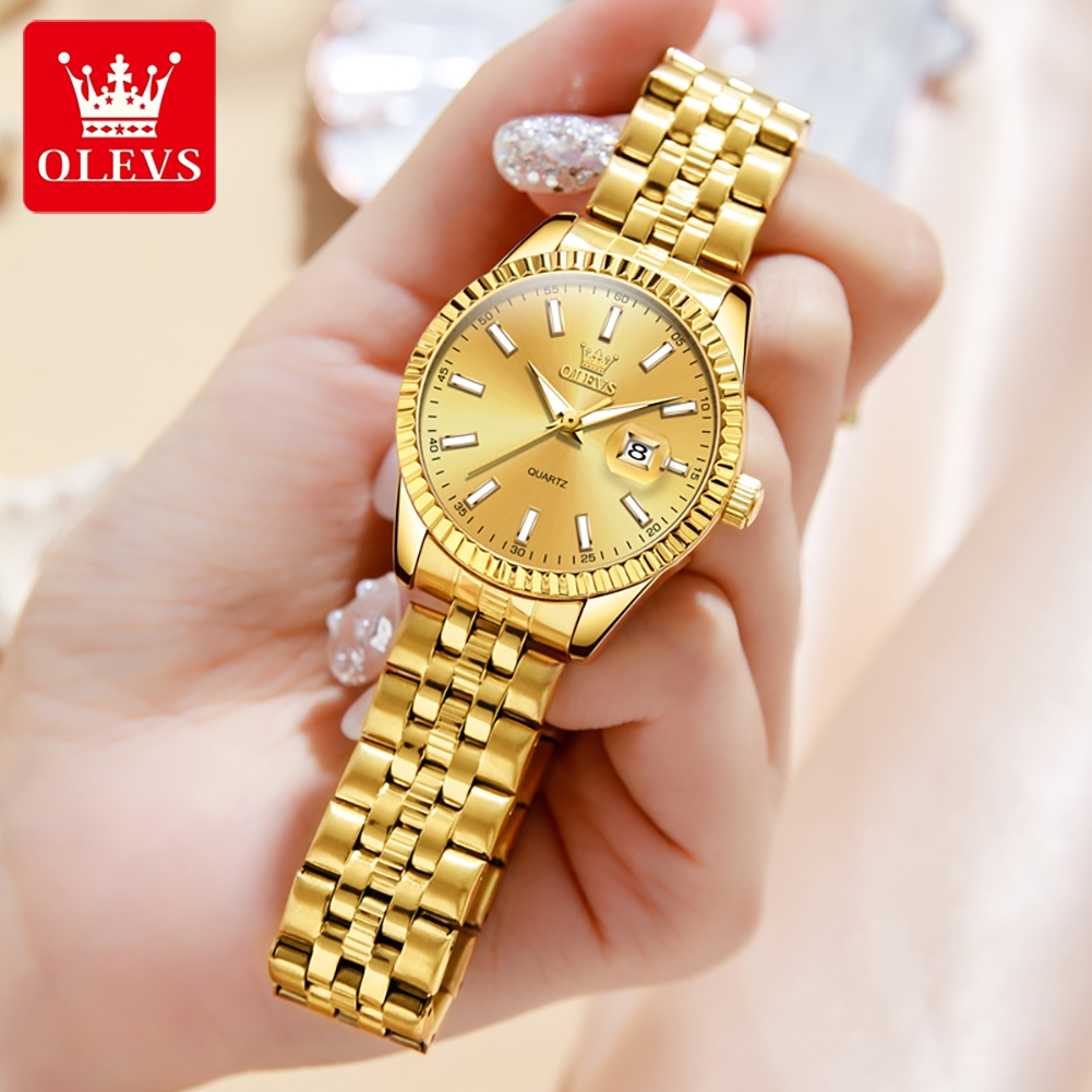 OLEVS 5593 Quartz Women's Watc - Luxury Watch Green 评论和价格