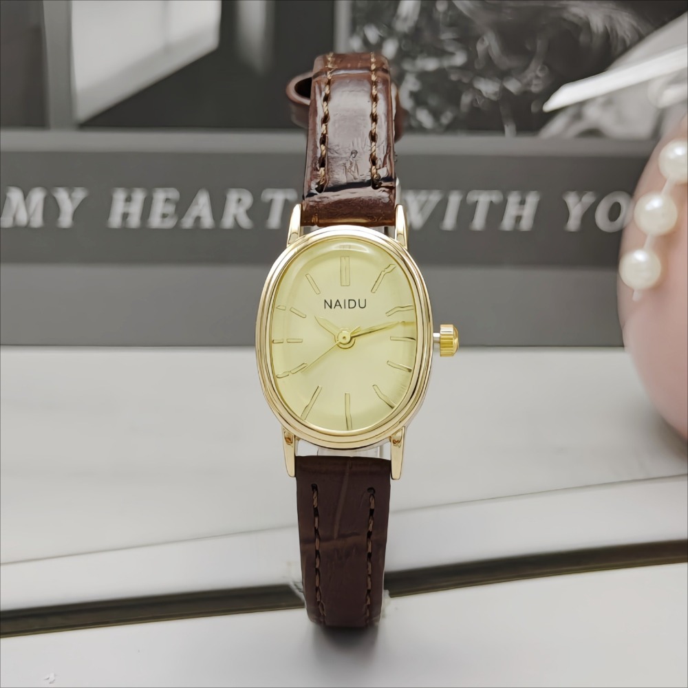 Fashion Brand Women Oval Dial  - Luxury Watch Green 评论和价格
