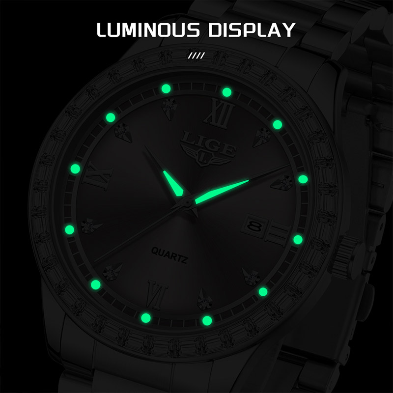 LIGE Quartz Wristwatch 2026 Lu - Luxury Watch Market 评论和价格