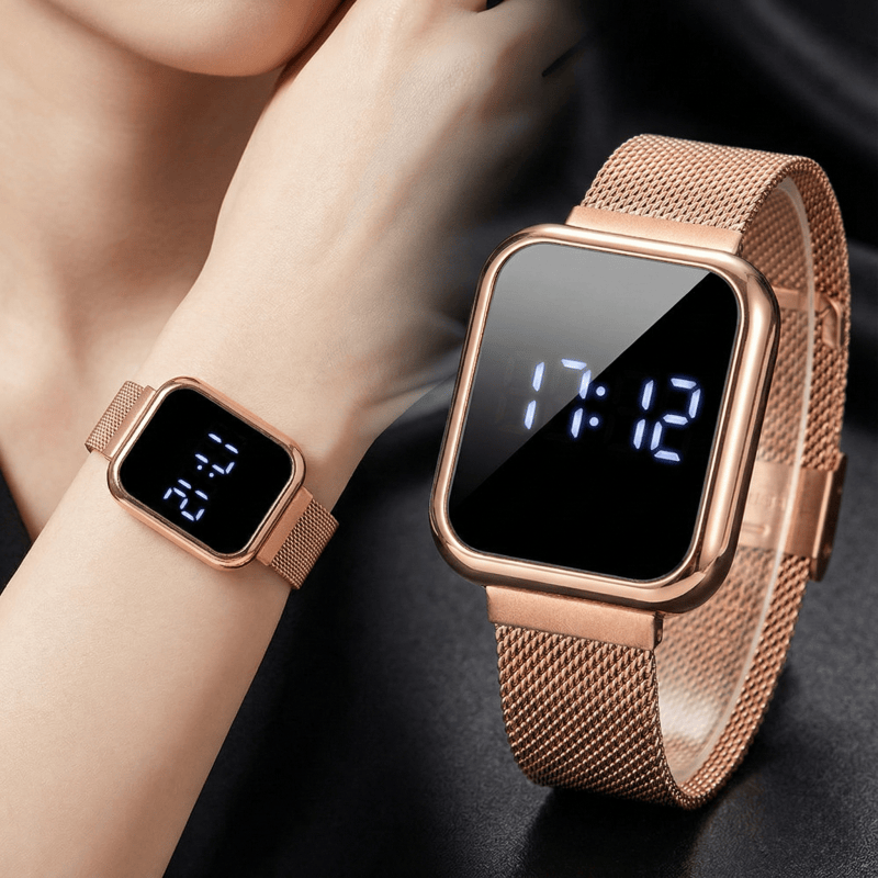 Fashion Rectangle Digital Watc - Luxury Watch Market 评论和价格