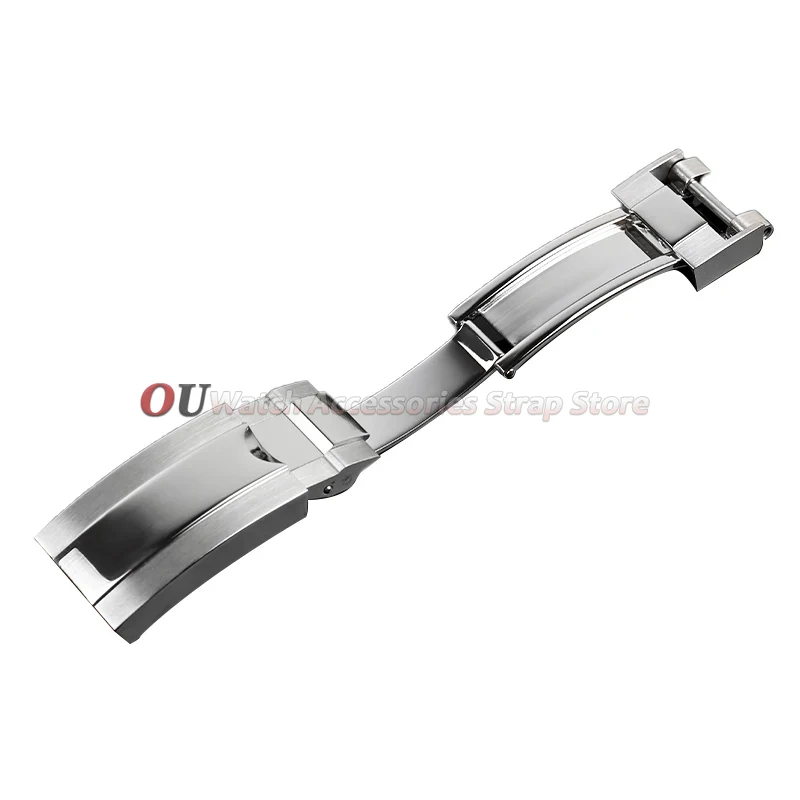 9mmx16mm Stainless Steel Deplo - Luxury Watch Green 评论和价格