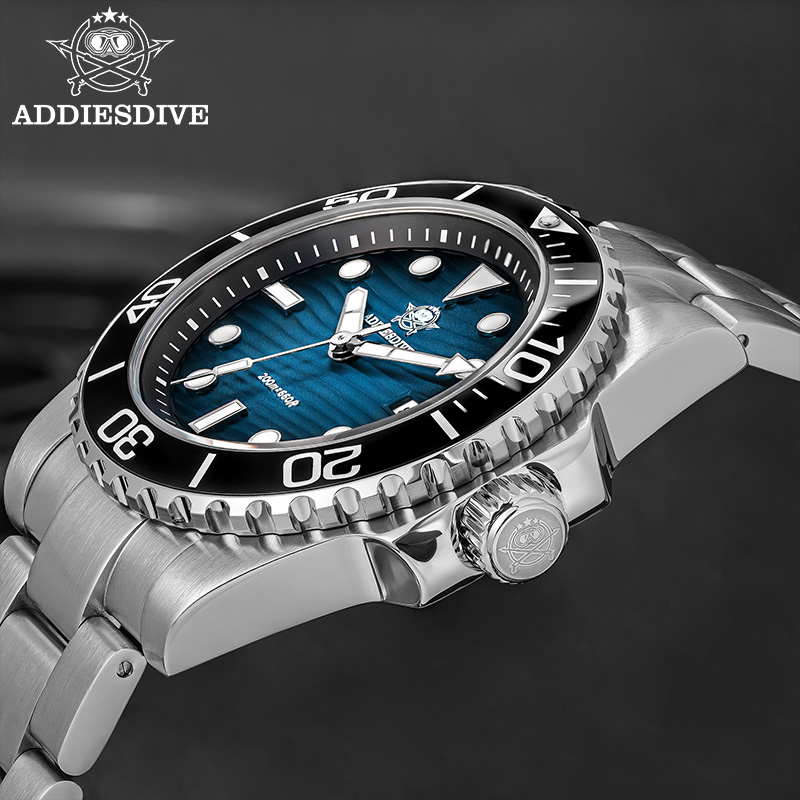 ADDIESDIVE Men's 2115 Quartz W - Luxury Watch Green 评论和价格